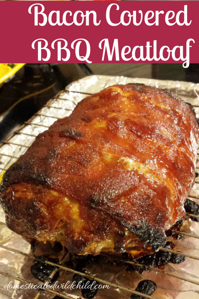 Bacon Covered BBQ Meatloaf-2