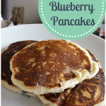 Homemade Blueberry Pancakes