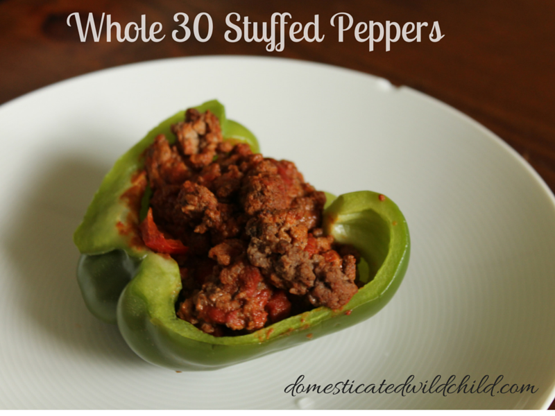 Whole 30Stuffed Peppers