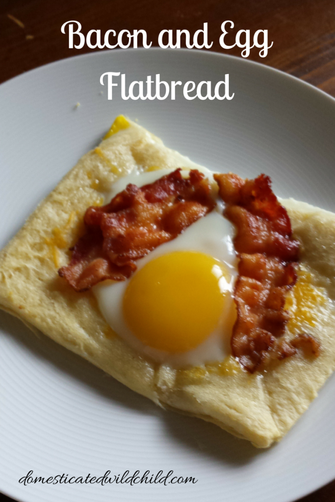 Bacon and Egg Flatbread