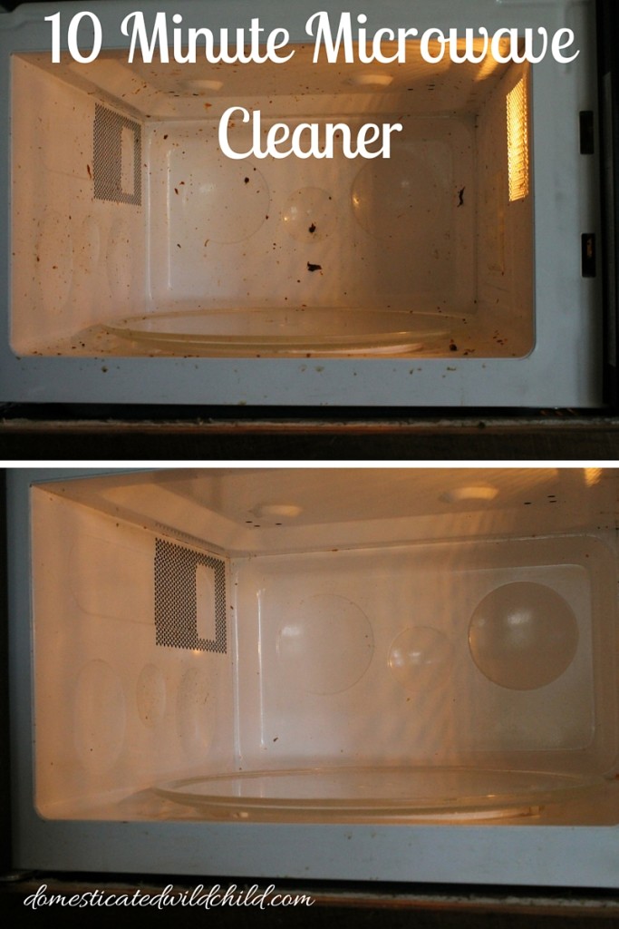 10 Minute Microwave Cleaner