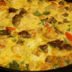 Chicken and Sausage Frittata