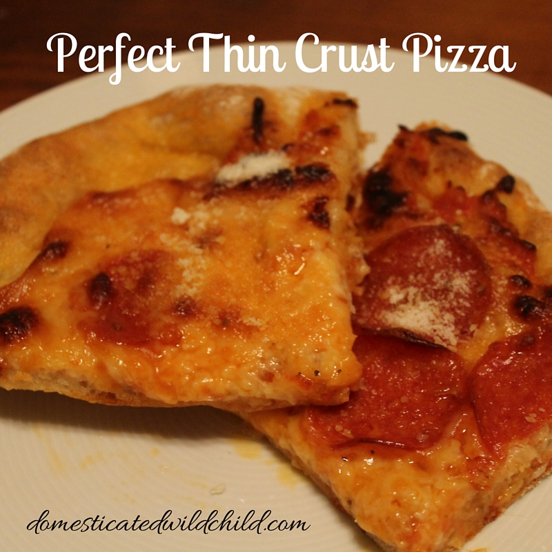 Perfect Thin Crust Pizza