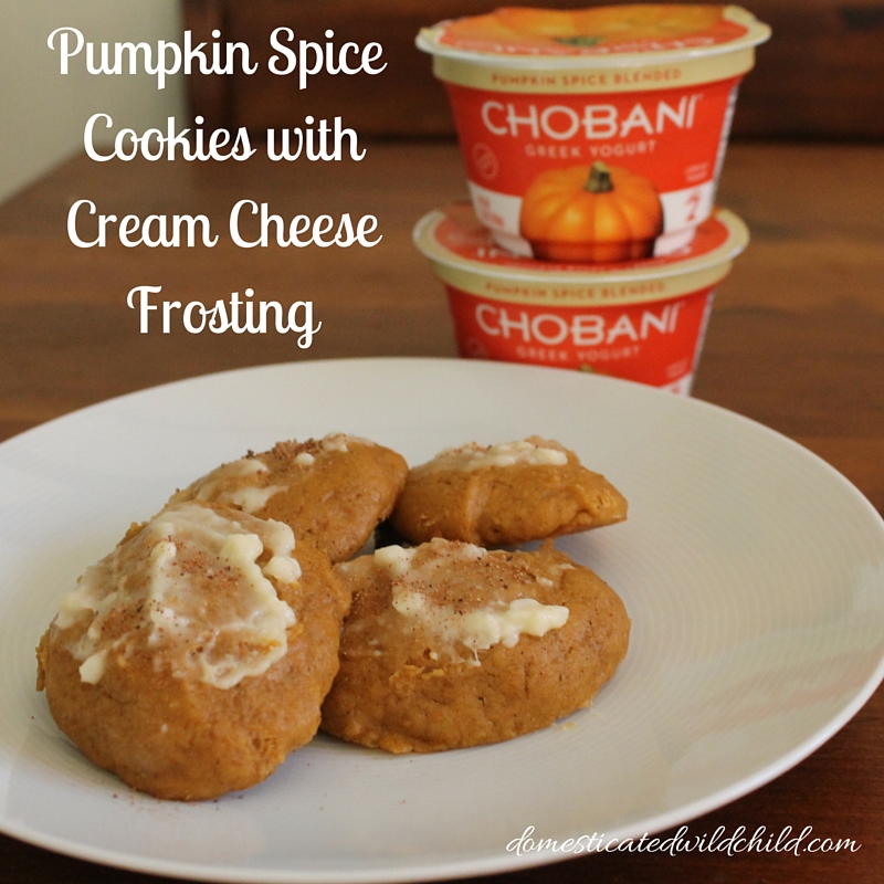 Pumpkin Spice Cookies withCream CheeseFrosting