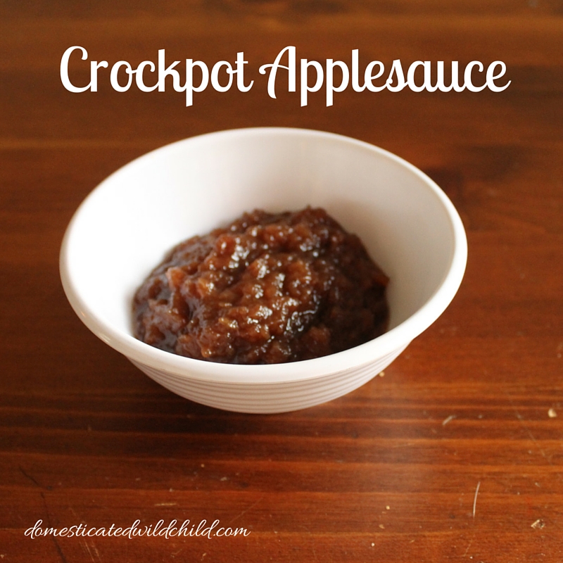 Crockpot Applesauce
