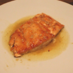 Honey Glazed Salmon with Garlic Butter Sauce