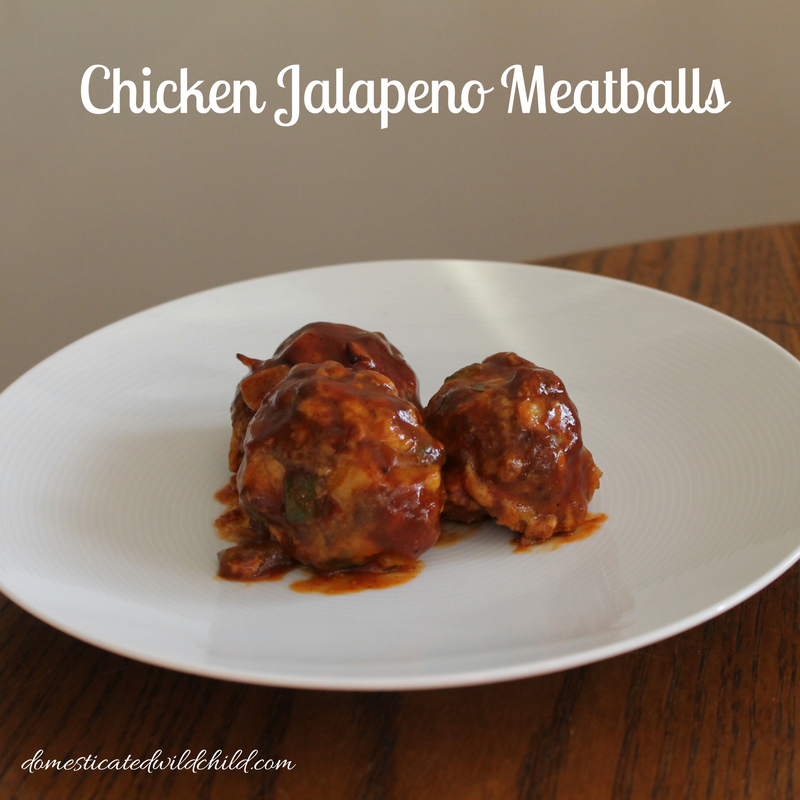 Chicken Jalapeno Meatballs
