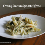 Creamy Chicken Spinach Alfredo