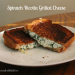 Spinach Ricotta Grilled Cheese