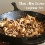 Cilantro Lime Chicken with Cauliflower Rice