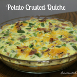Potato Crusted Quiche