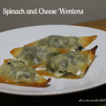 Spinach and Cheese Wontons