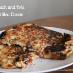 Peach and Brie Grilled Cheese