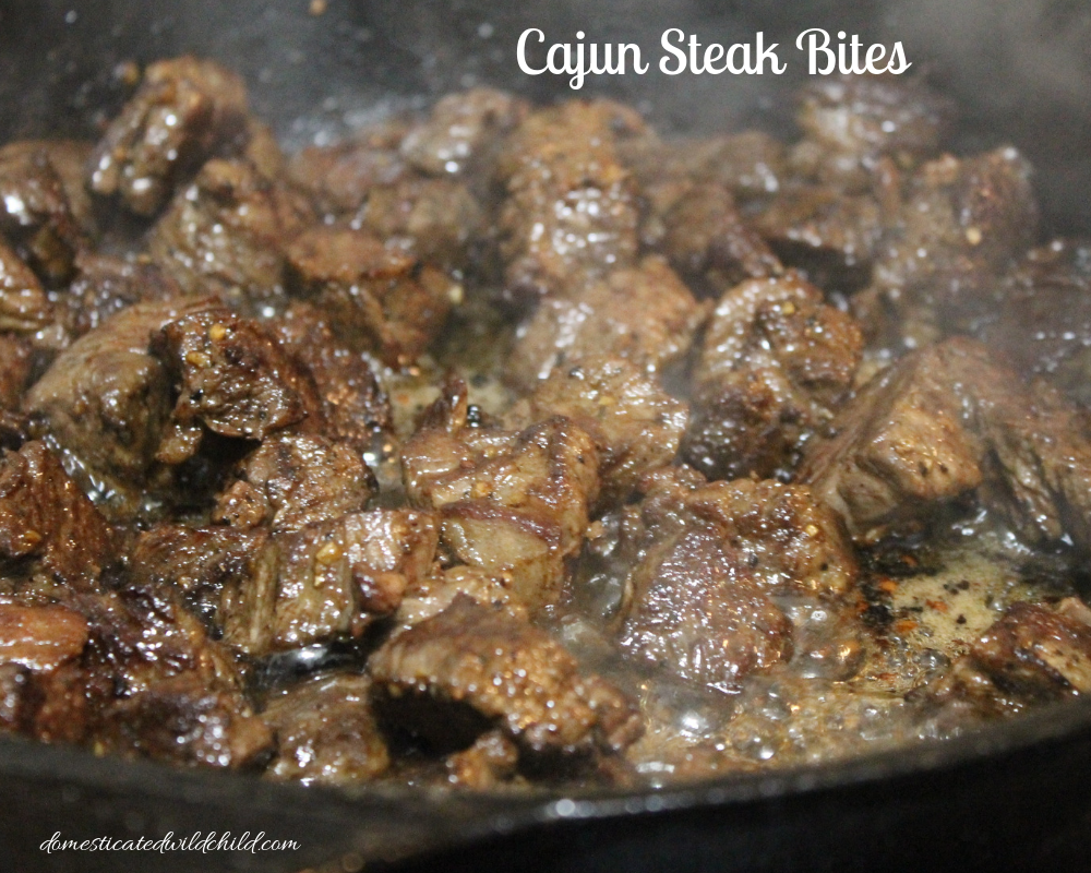 Cajun Steak Bites